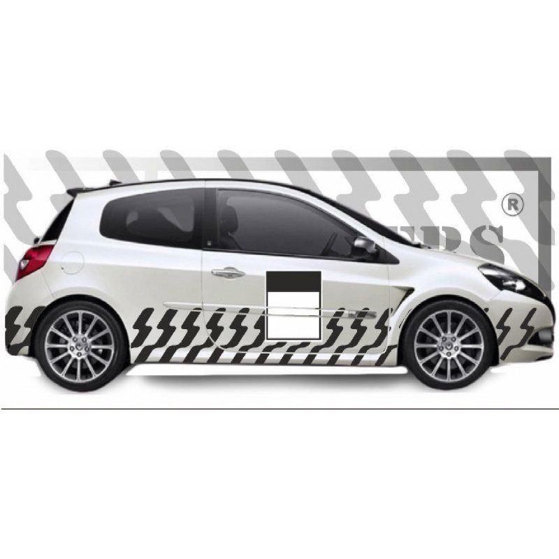 Deco rallye universelle kit complet autocollant voiture sticker Fun Stickers
