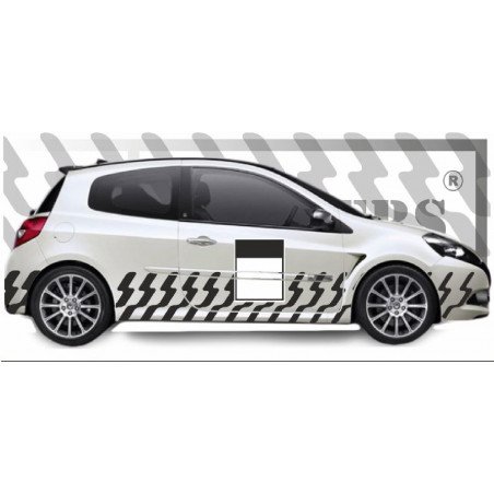 Deco rallye universelle kit complet autocollant voiture sticker Fun Stickers