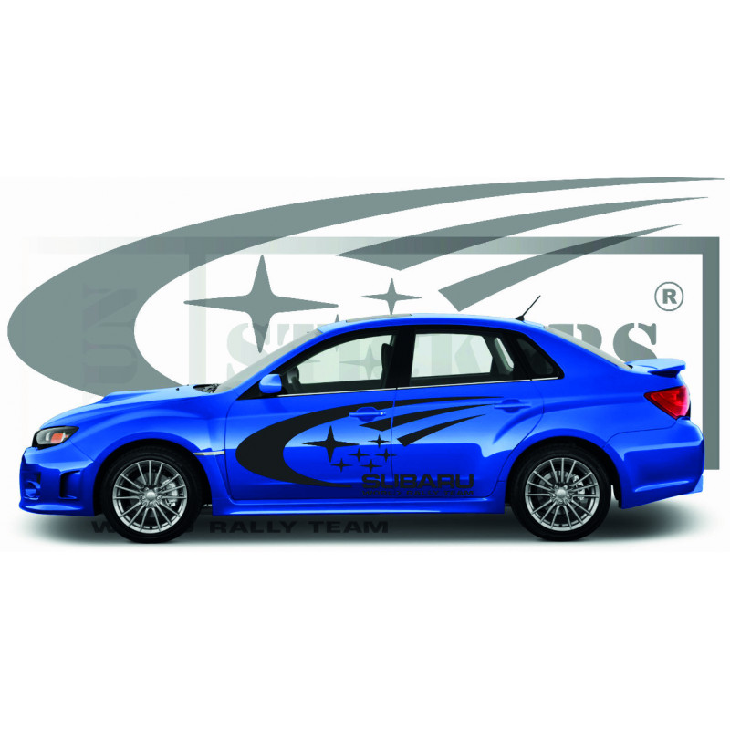 Subaru Impreza WRC rally  - Kit Complet - voiture Sticker Autocollant Graphic Decals