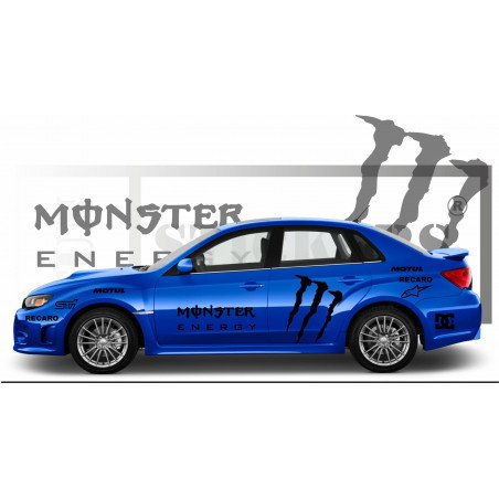 Subaru Impreza WRC Rally Monster Energy Edition sponsoring kit Fun Stickers
