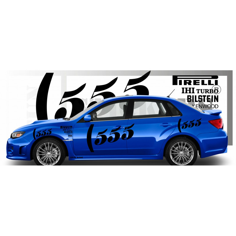 Subaru Impreza WRC rally Collin Mac Rae sponsoring   autocollants voiture stickers