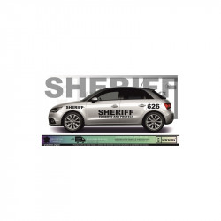 Kit decoration Sheriff Police commande speciale autocollant Fun Stickers