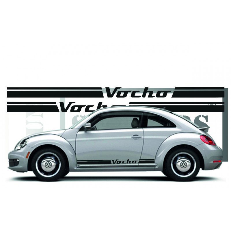 VW New Beetle Coccinelle Vocho kit complet autocollant decoration Fun Stickers