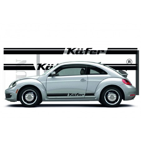 VW Coccinelle New Beetle Kafer kit complet autocollant decoration Fun Stickers