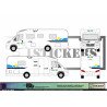 Camping-car Pilote Pacific 68 kit decoration complet autocollant Fun Stickers