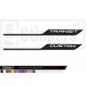 copy of Ford Transit Custom Bands side tailgate hood Kit Decoration - Tuning Sticker Sticker Graphic Decals