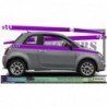 Fiat 500 - kit Side strips Damier sticker stickers