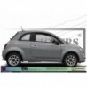 Fiat 500 - kit Bandes latérales 500 signature autocollants stickers