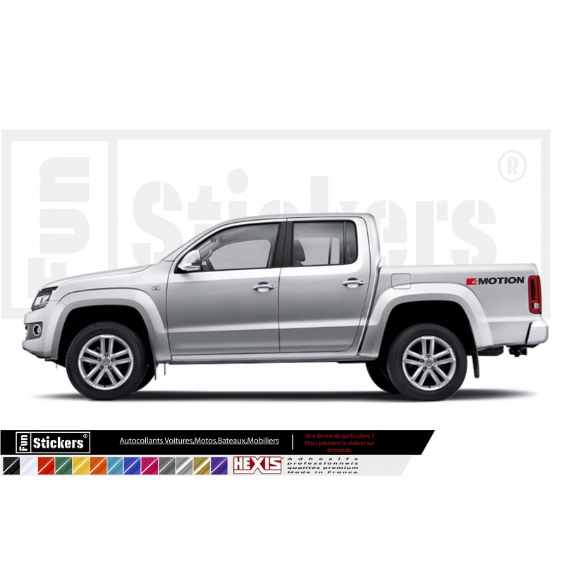 VW AMAROK  - LOGO 4 MOTION - Tuning Sticker Autocollant Graphic Decals