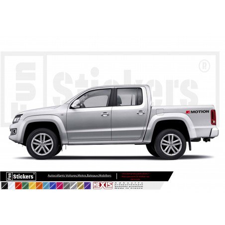 VW Amarok logo 4MOTION kit autocollant tuning sticker Fun Stickers