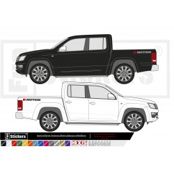 VW AMAROK  - LOGO 4 MOTION - Tuning Sticker Autocollant Graphic Decals