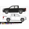 VW Amarok logo 4MOTION kit autocollant tuning sticker Fun Stickers