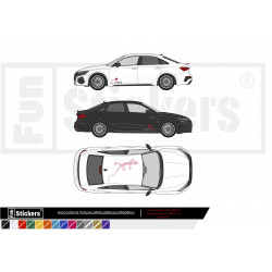 Audi  - Kit déco - Tuning Sticker Autocollant Graphic Decals