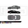 copy of Toyota manufacturer logo - - Complete Kit - Tuning Sticker Sticker Graphic Decals