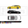 Audi  - Kit déco - Tuning Sticker Autocollant Graphic Decals