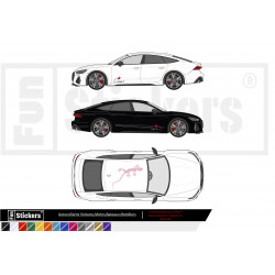 Audi  - Kit déco - Tuning Sticker Autocollant Graphic Decals