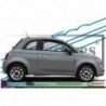 Fiat 500 sticker bandes laterales retro vagues design vintage Fun Stickers