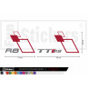 Audi  - Kit déco - Tuning Sticker Autocollant Graphic Decals