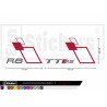 copy of Toyota manufacturer logo - - Complete Kit - Tuning Sticker Sticker Graphic Decals