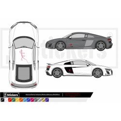 copy of Toyota manufacturer logo - - Complete Kit - Tuning Sticker Sticker Graphic Decals