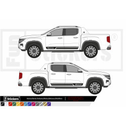VW AMAROK  - BANDES BAS DE CAISSE  - Tuning Sticker Autocollant Graphic Decals
