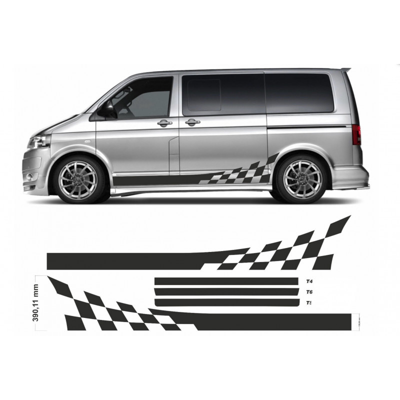 Pour VOLKSWAGEN VW TRANSPORTER - Tuning Sticker Autocollant