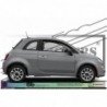 Fiat 500 sticker bandes laterales retro vagues design vintage Fun Stickers