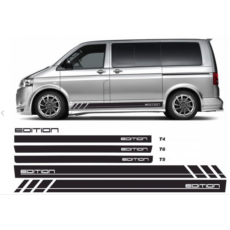 VW Transporter bandes bas de caisse California T5 T6 variante Fun Stickers
