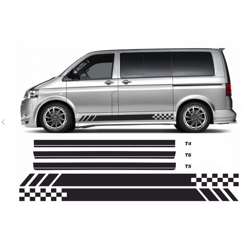 VW Volkswagen bandes bas de caisse Transporter california- Tuning Sticker Autocollant