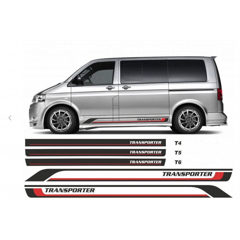 VW Transporter bandes bas de caisse California Long T5 T6 Fun Stickers