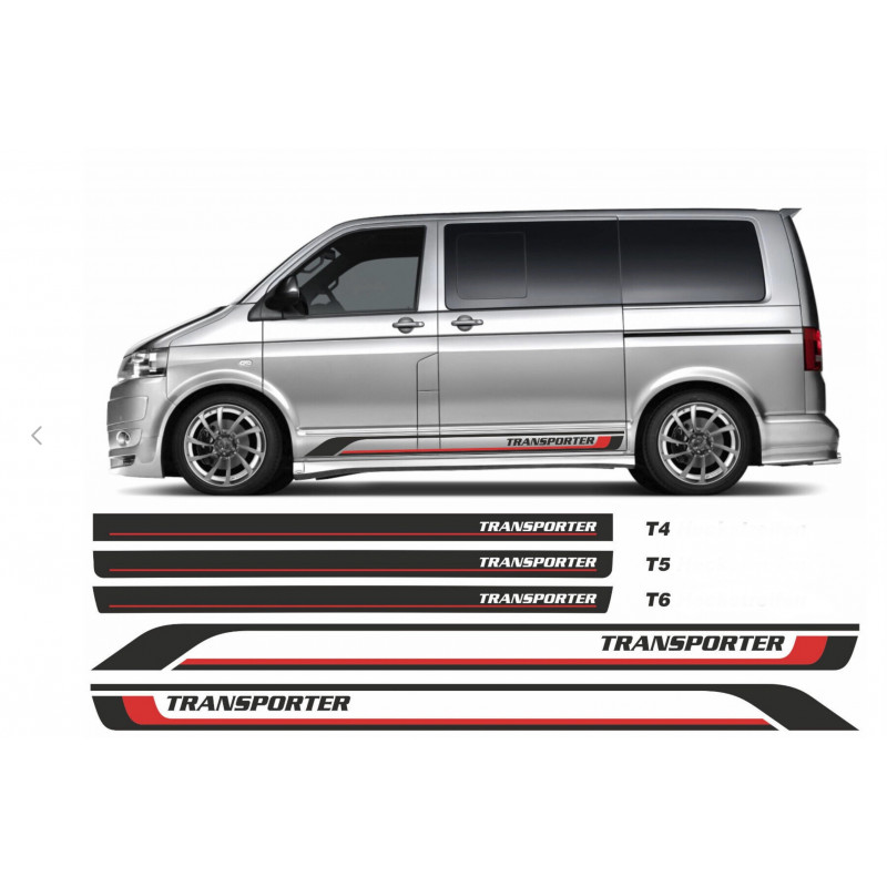 VW Volkswagen bandes bas de caisse Transporter california- Tuning Sticker Autocollant