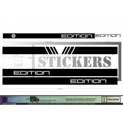 Kit 3 Bands and hood sticker Van VW sticker sticker edition