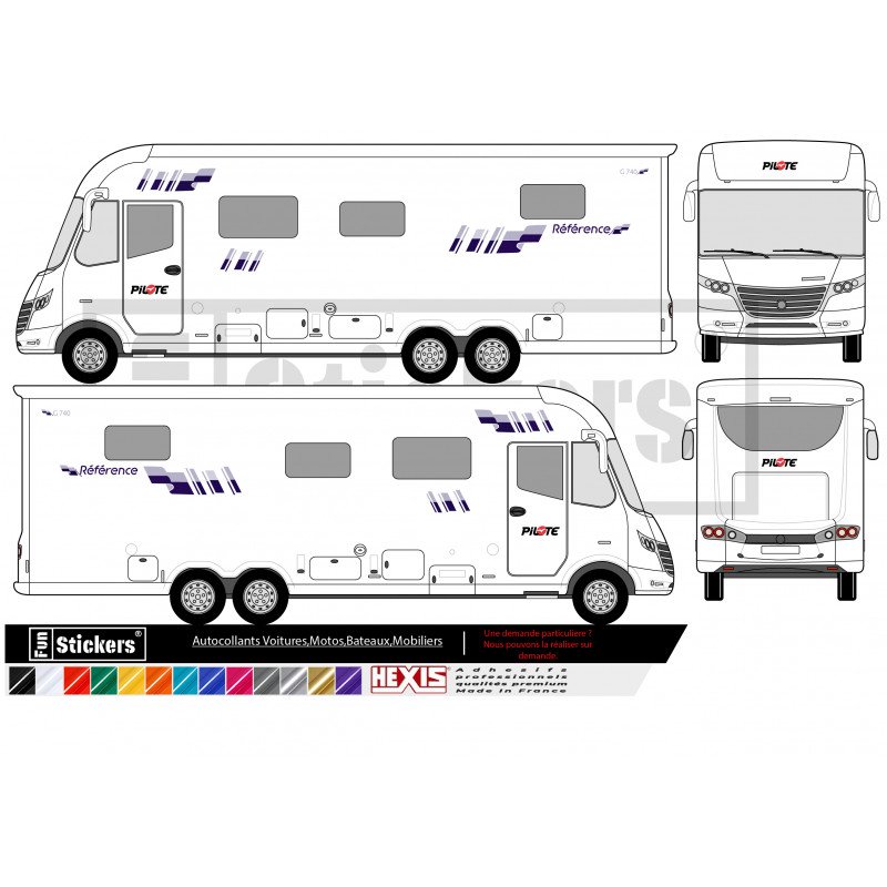 Autocollant De Tuning Haimaul V1 - Décor Latéral Voiture - Finest-Folia - Multicolore