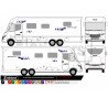 copy of Camping Car Decoration Pilot Pacific 690 - Complete Kit - Tuning Sticker Sticker Graphic Decals