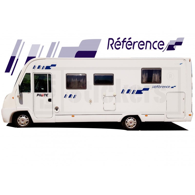 copy of Camping Car Decoration Pilot Pacific 690 - Complete Kit - Tuning Sticker Sticker Graphic Decals