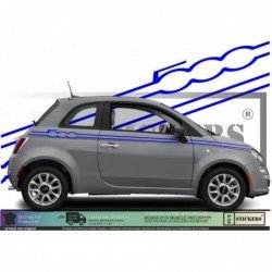 Fiat 500 Signature autocollant stripping bandes laterales Fun Stickers