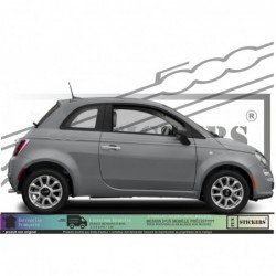 Fiat 500 Signature autocollant stripping bandes laterales Fun Stickers