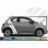 Fiat 500 kit stickers bandes racing style sportif autocollant Fun Stickers