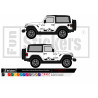 JEEP  montagne paysage portières - Kit Complet - voiture Sticker Autocollant Graphic Decals