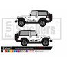 copy of JEEP WILLYS Wrangler  KIT army USMC -  - Kit Complet - voiture Sticker Autocollant Graphic Decals