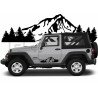 Jeep Renegade montagne paysage portieres kit complet autocollant Fun Stickers