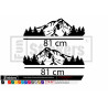 JEEP  montagne paysage portières - Kit Complet - voiture Sticker Autocollant Graphic Decals