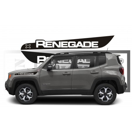 Jeep Renegade ailes avant kit decoration autocollant sticker Fun Stickers