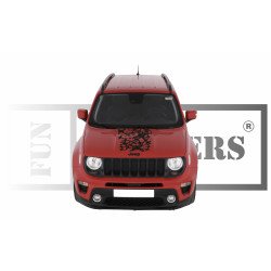 Jeep Renegade capot decoration kit complet autocollant sticker Fun Stickers