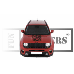 Jeep renegade capot - Kit Complet - voiture Sticker Autocollant Graphic Decals