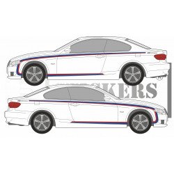 BMW Serie 1 3 5 6 7 Style M Performance sticker stickers