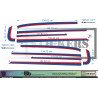 BMW Serie 1 3 5 6 7 Style M Performance sticker stickers