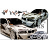 BMW Serie 1 3 5 6 7  effet camouflage Tuning Sticker Autocollant Decal