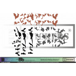 BMW Serie 1 3 5 6 7  effet camouflage Tuning Sticker Autocollant Decal