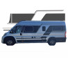 Fiat ducato Camper Van Adria intégral kit - Kit Complet - voiture Sticker Autocollant Graphique